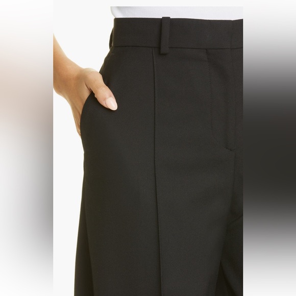 TOTEME Runway Black Barrel-Leg Trousers Eu 36 US 4 - Picture 6 of 17